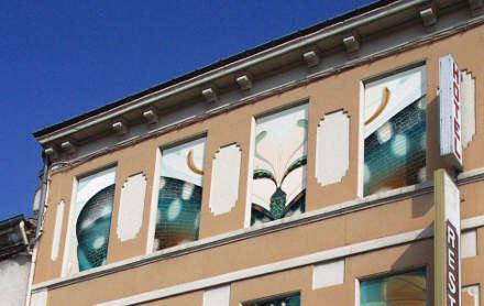 Temporary Show Metamorphose Façade Detail