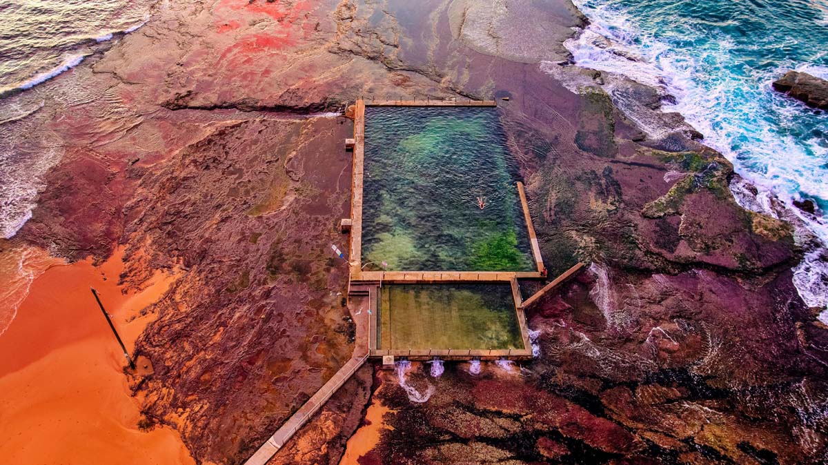 piscine nature mer