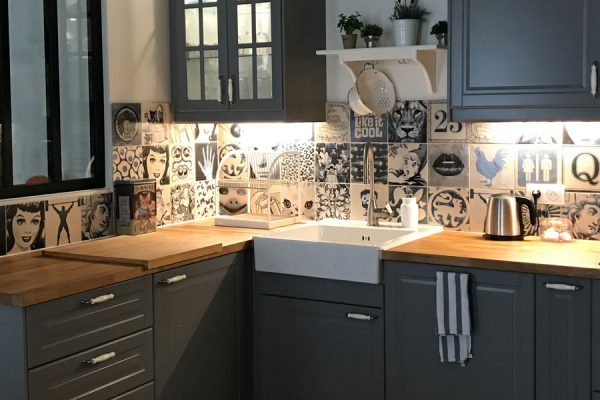 Cuisine de style industriel Indigo