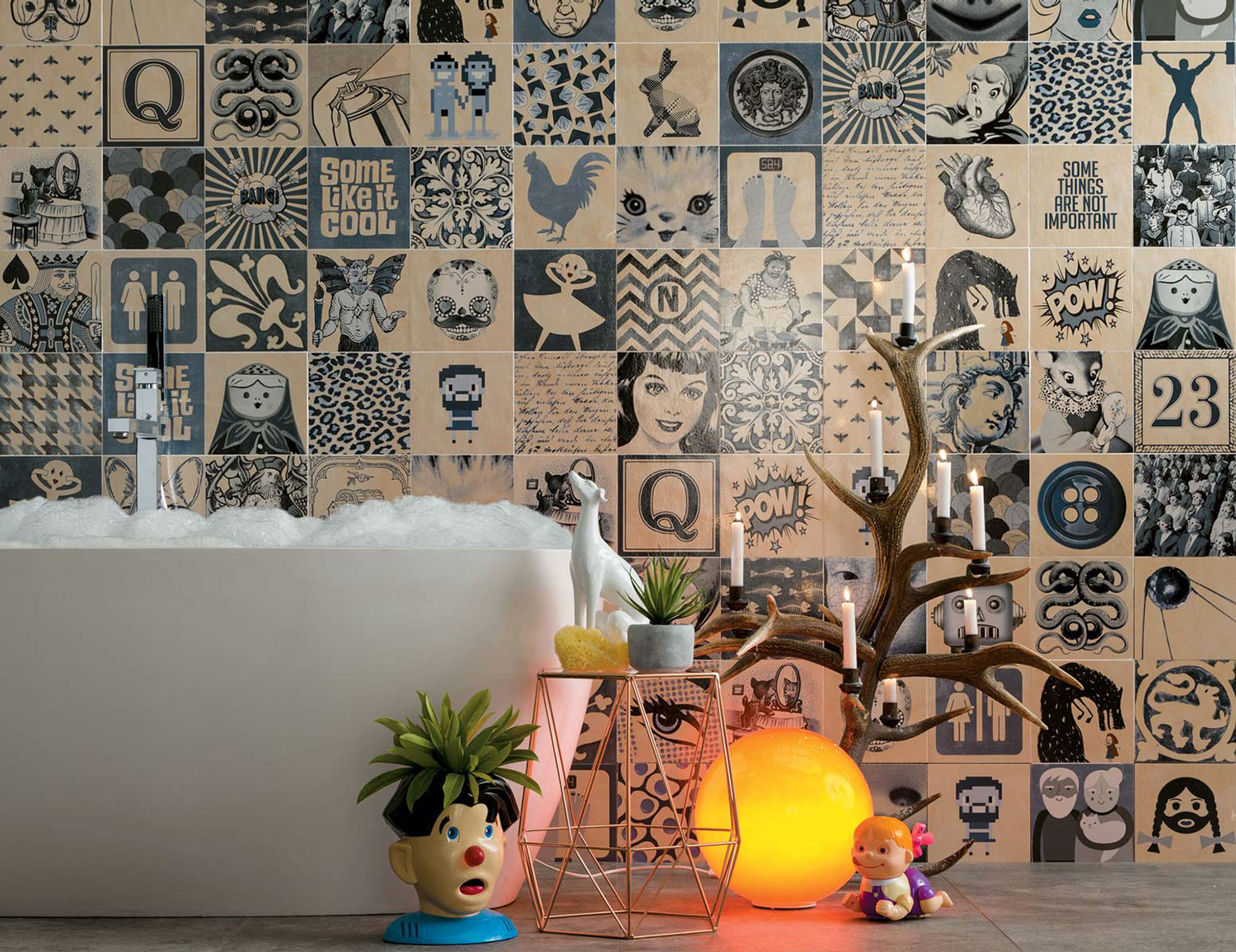 Petits carreaux pour Salle de bains | Carrelage SDB Petit format