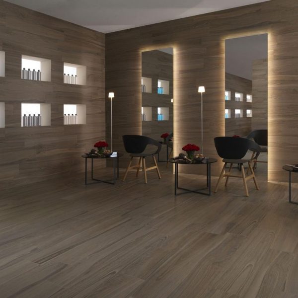 Napami Grisé 20x120 - Grès Cérame couleur Marron