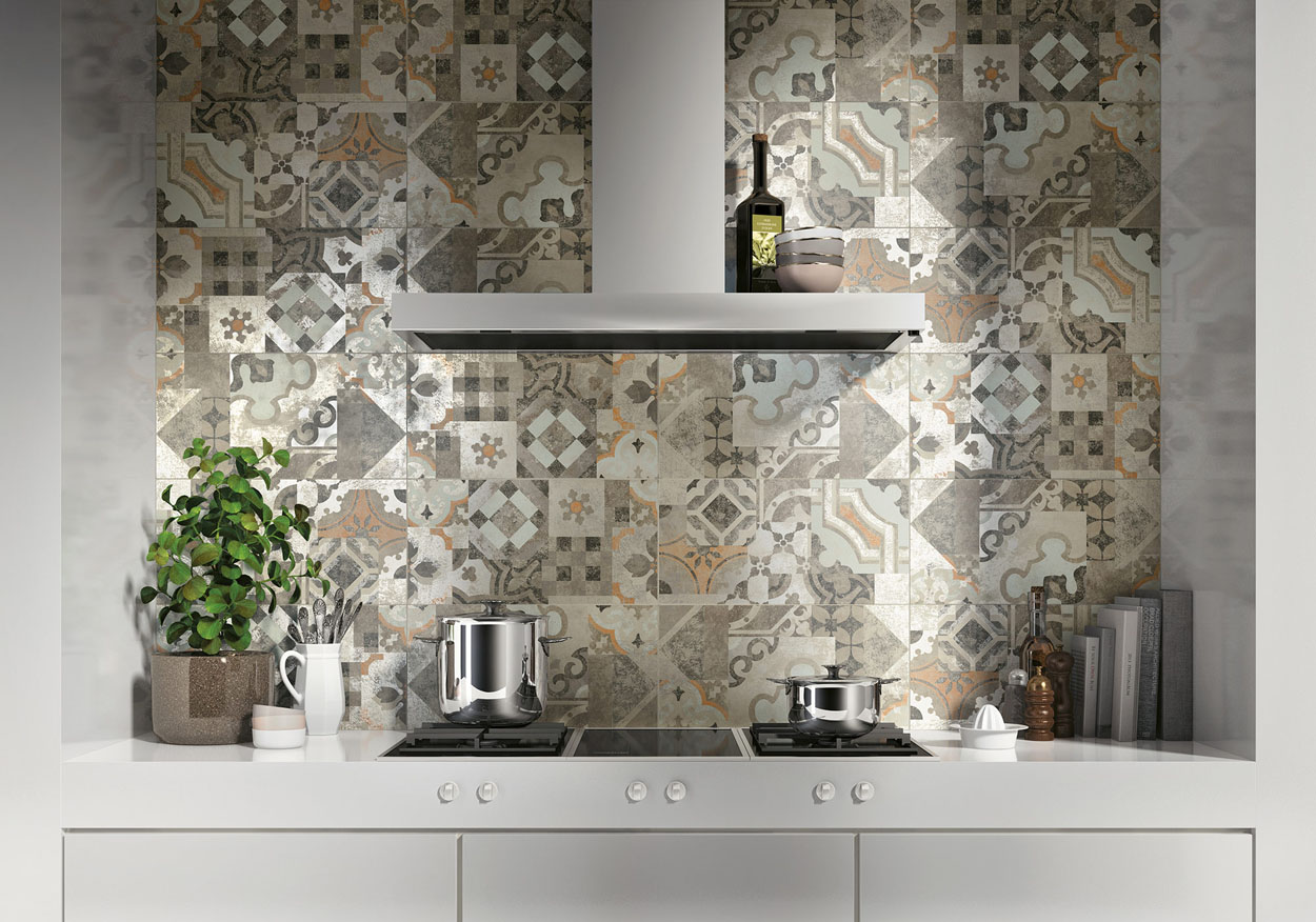 Ceramic wallpaper