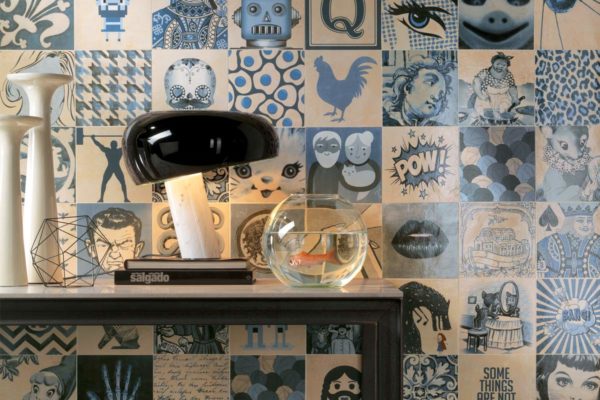 Collection aspect azulejos Indigo