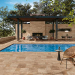 Tiber Natural composition modulaire Outdoor Plus - Tiber Naturel 10x60 - Tiber Light 30x60