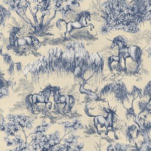 novoceram licorne bleu 80x80