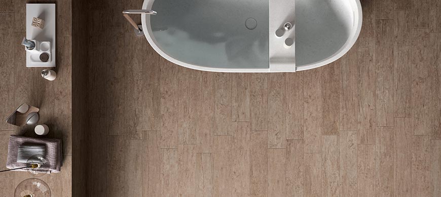 carrelage effet bois pour salle de bain