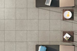 carrelage beige en grès