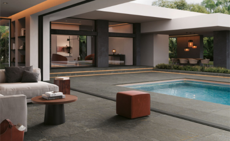 Carrelage de piscine design