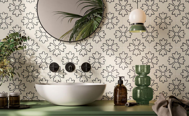 Carrelage effet pierre pour salle de bain