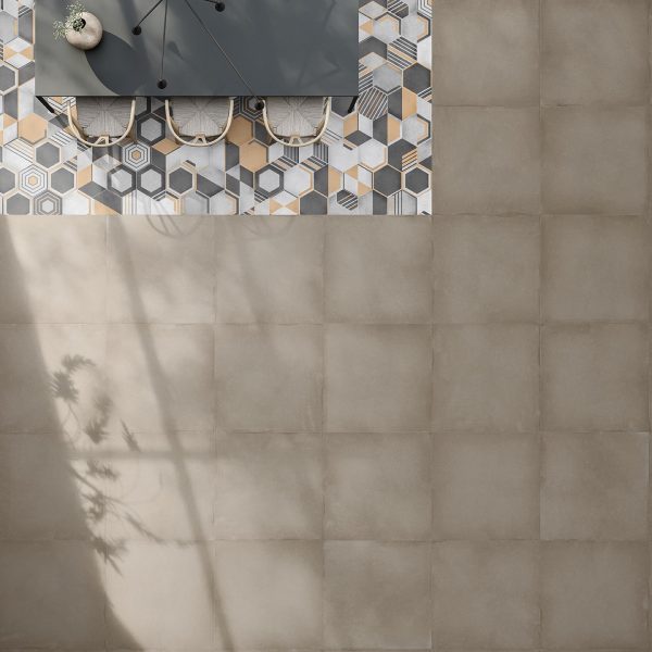 Ojala Cendre 80x80 Osmose N&B