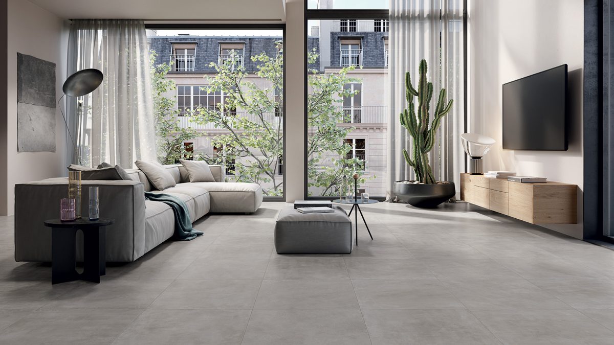 carrelage gris pour salon