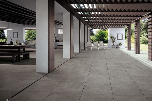 concrete effect porcelain