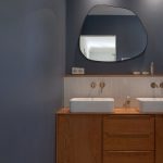AltaMente Salle de bains Suite parentale - Vasques et Miroir Carrelage Bohème