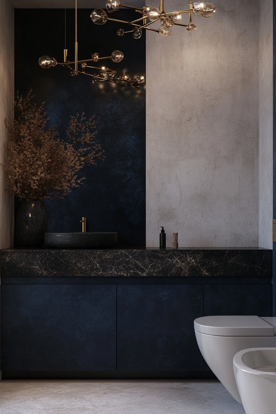 Toilettes extra contemporain Inspiration