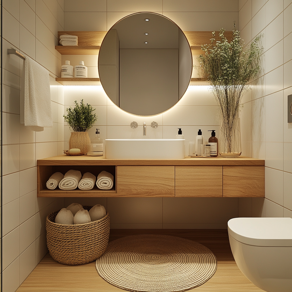 Inspiration toilettes : rangements et décoration