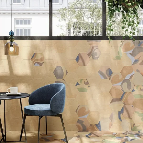 Restaurant Carrelage hexagonal