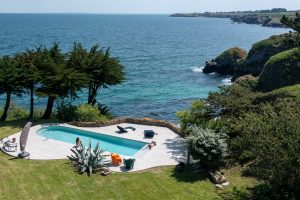 Piscine rénovée, vue sur l'océan - Les Piscines de Jade