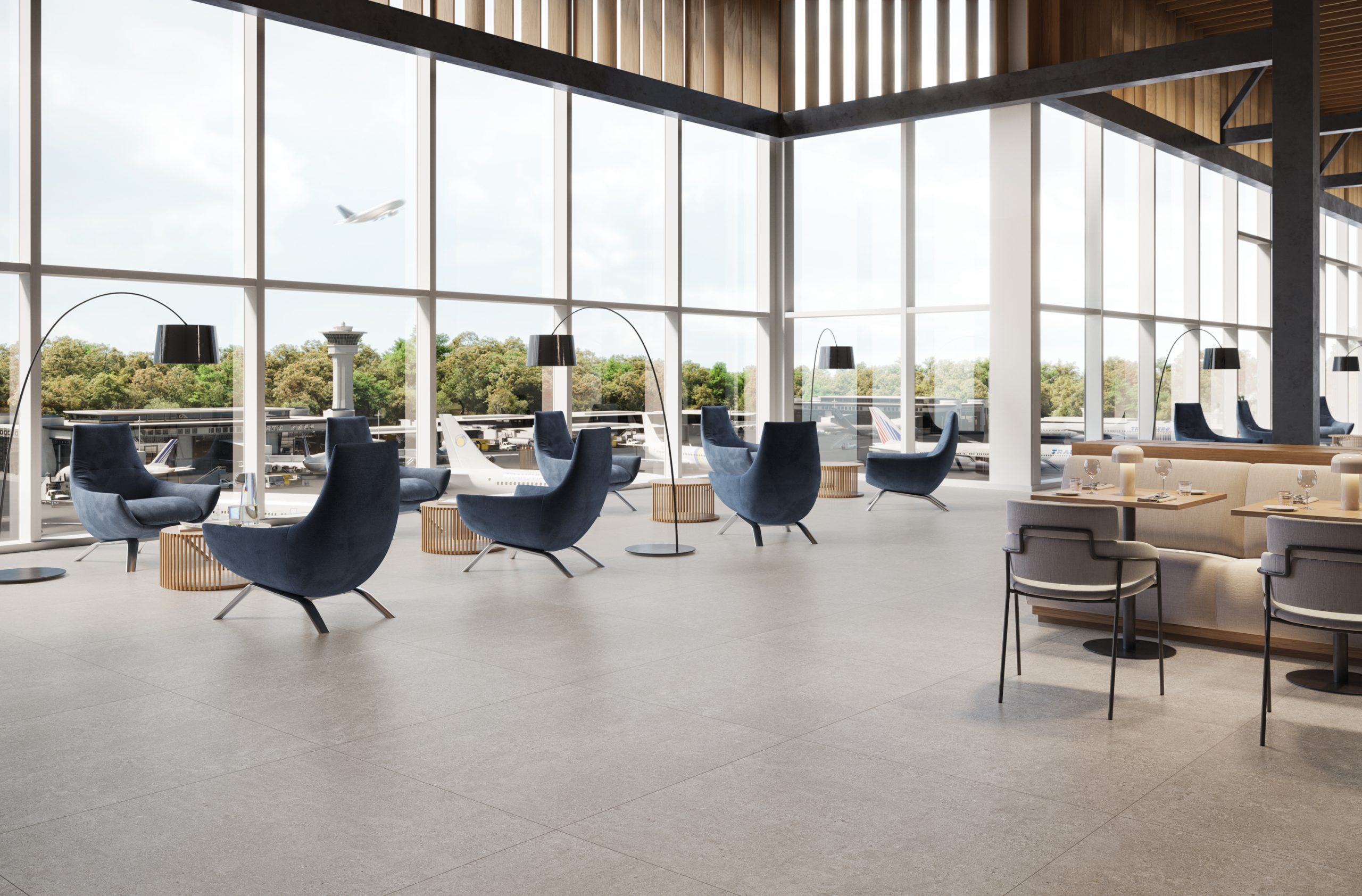 Carrelage aéroport design