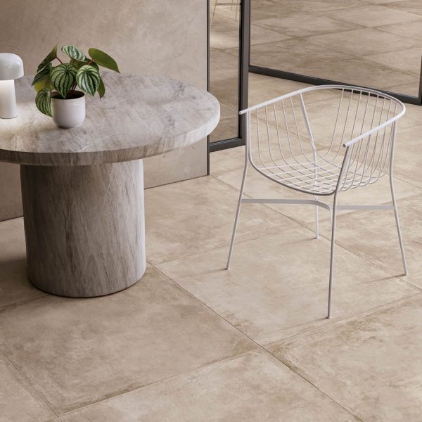 Carrelage imitation pierre beige