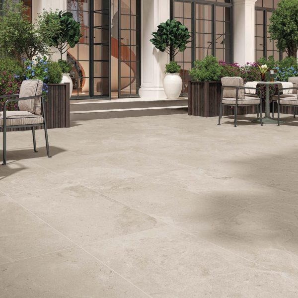 carrelage effet pierre beige