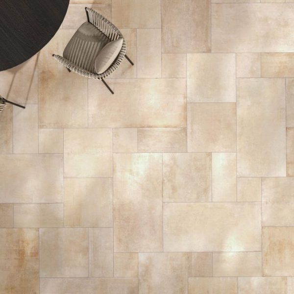 Carrelage imitation pierre beige