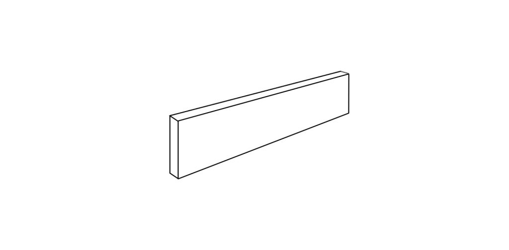Plinthe Droite <span style="white-space:nowrap;">7,2x45 cm</span>