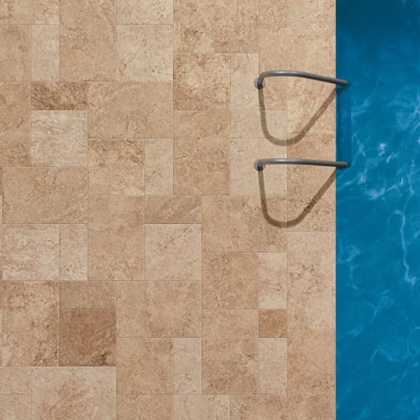 Carrelage imitation pierre beige