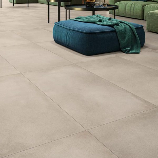 carrelage imitation beton beige