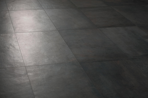 Black Tiles that looks like Concrete